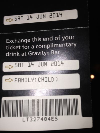 Guiness ticket