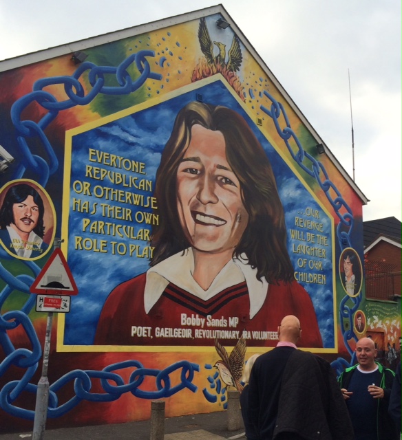 Bobby sands murals Belfast 2015