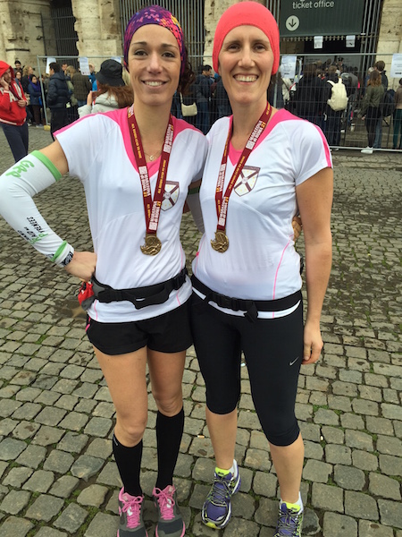 Marathon Rome Sabine et Sophie