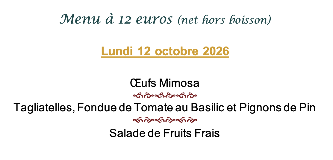 LBF MENU LUNDI MIDI 12 OCT